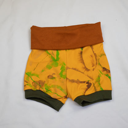 Foldover Shorts 86-98 Hand Dyed