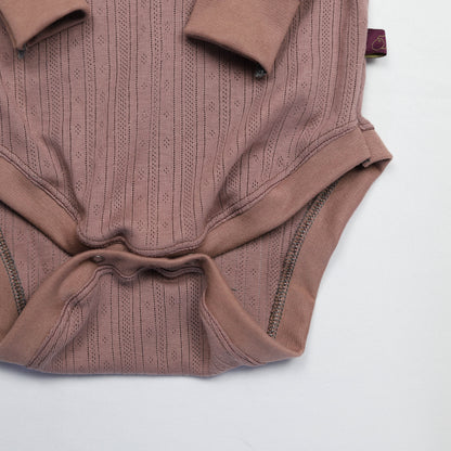 Romper Pointelle Mauve