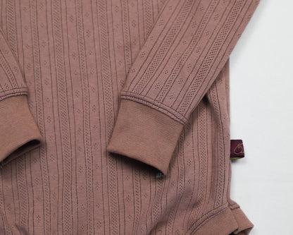 Romper Pointelle Mauve