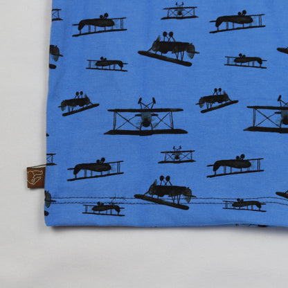 Shirt Plane Blue 80-86