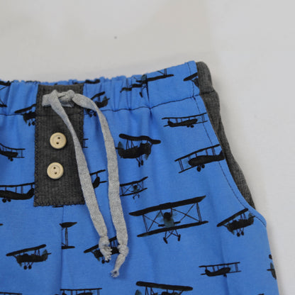 Shorts Plane Blue 80-86