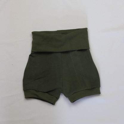 Foldover Shorts Olive