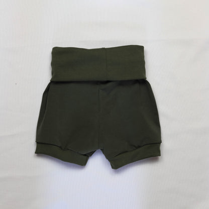 Foldover Shorts Olive