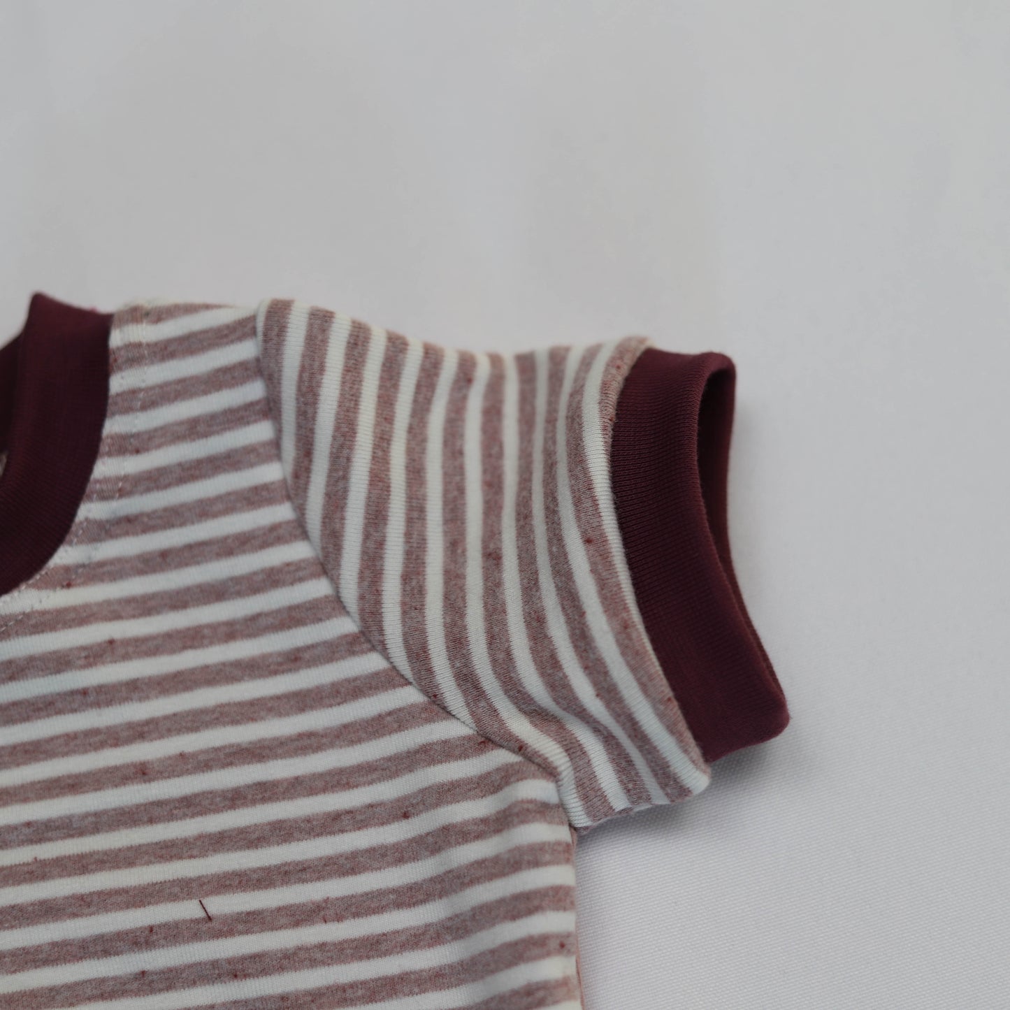 Zero Waste T-Shirt Pink Stripes 56-62