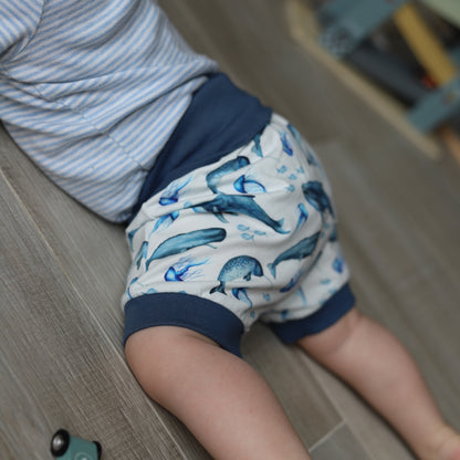 Foldover Shorts Ocean 50-62