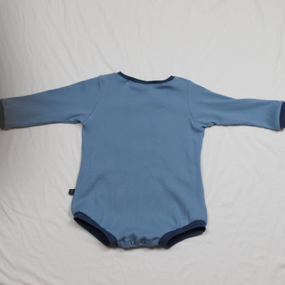 Baggy Longsleeve Blue Rib