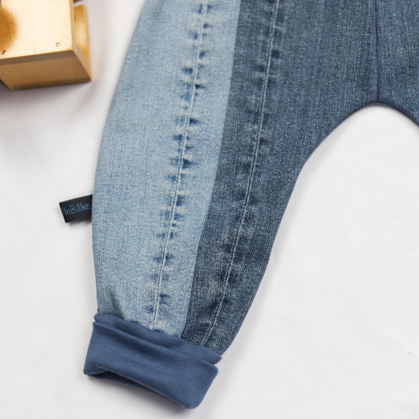 Vintage Denim Two-Tone Harem Blue 80-86