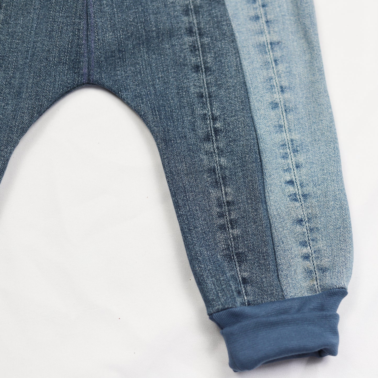 Vintage Denim Two-Tone Harem Blue 80-86