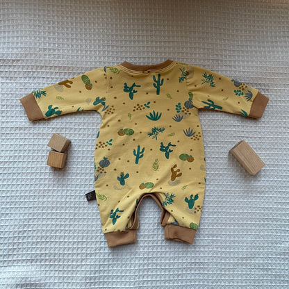 Onesie Yellow Cacti